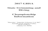 2017 GHSA State Swimming and Diving Championship ...files.constantcontact.com/cffa1283101/f63c7820-871a-4b87...II. Timing Equipment and Relay Takeoff Specifications 3 III. Meet Director