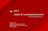 Jobs & Unemployment · 19 Jobs & Unemployment in the new QEMU economy - John Snow; KVM Forum 2016 Job: block-mirror (When you gaze into the block layer, the block layer gazes back)