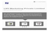 LIPI Marketing Private Limited - indiamart.com · Manufacturer and Importer of Solvent Printing Machine, Eco Solvent Printing Machine, UV Flatbed Printer, UV Roll To Roll Printer,