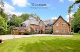 Theccans - Knight Frank · Underground service is available from both Chesham and ... including a steam oven and wine fridge. There is also a charming family sitting room, and a study,
