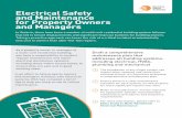 Electrical Safety and Maintenance for Property Owners and Managers · 2020. 6. 12. · for Property Owners and Managers In Ontario, there have been a number of multi-unit residential