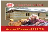 Mrs. Krishna Kumari B. K. (80) in front of the Earthquake ......preparedness and response “(Caritas Internationalis during its General Assembly of the member organizations in May