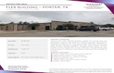 RETAIL FOR SALE RETAIL FOR SALE HATHAWAY FLEX BUILDING ... · The Woodlands, TX 77381 FLEX BUILDING – PORTER, TX RETAIL FOR SALE 23750 FM 1314, Porter, TX 77365 PROPERTY FEATURES