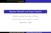 Bayesian Networks and Expert Systemssteffen/teaching/gm09/expert.pdf · Expert Systems Bayesian Networks and Expert Systems Ste en Lauritzen, University of Oxford Graphical Models,