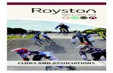 Royston Town - clubs and associations · 2016. 11. 29. · Royston Methodist Church Hall, Queens Road, Royston SG8 7AU time Various times through the week tel Claire Walkiden, 01763