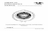 AMERICAN INTELLIGENCE JOURNAL · American Intelligence Journal Page i Vol 29, No 1 American Intelligence Journal The American Intelligence Journal (AIJ) is published by the National