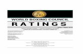WORLD BOXING COUNCILwbcboxing.com/ratings/ratings_Abril2014xx.pdf · 16Jorge Melendez (P. Rico) CABOFE 17Patrick Teixeira (Brazil) 18Julian Williams (US) 19Joshua Clottey (Ghana)