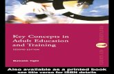 Key Concepts in Adult Education - PLS UNEJpls.fkip.unej.ac.id/wp-content/uploads/sites/6/2017/01/Key-Concepts-in-Adult.pdfKey Concepts in Adult Education and Training 2nd Edition This