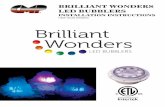 CMP 25503 SERIES Brilliant Wonders · 2018. 10. 16. · 5.3.2.1 Synchronized Color Show Mode: The 9 colors that are available are brilliant white, amazing aqua, ocean blue, electric