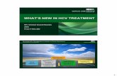 WHAT’S NEW IN HCV TREATMENT · WHAT’S NEW IN HCV TREATMENT HIV Clinical Grand Rounds AMC Peter F Ells MD ... Evolving HCV Management in Harder-to-Treat Populations AASLD/IDSA