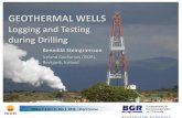 Geothermal Power Plantstheargeo.org/shortcourses/drilling/Benedikt...Temperature, Pressure and Flow logging ARGeo C-6 Oct 31-Nov 1, 2016 – Short Course 9 . 10 K10G Operation and