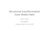 Structural transformation in India - UNU-WIDER...structural transformation to industry, but mostly on account of informalization. 10 . Summary of structural transformation in industries