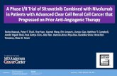 A Phase I/II Trial of Sitravatinib Combined with Nivolumab in ......A Phase I/II Trial of Sitravatinib Combined with Nivolumab in Patients with Advanced Clear Cell Renal Cell Cancer