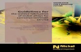 Guidelines for - Home | Nickel Institute...assist in the selection of electrodes, rods, and filler metals for solid solution alloys. Additional tables cover the selection of electrodes