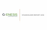 STAKEHOLDER REPORT 2016 - Genesis Analytics · 2016 promises to be a challenging time in Africa. ... We devise a horticulture strategy for a large East African country that can create