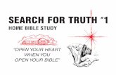 Search For Truth #1 Charts · i sam. 10:1 samuel anoints saul king starts well tries to kill david disobeys god i sam. 16:13 samuel anoints david king kills giant man after god’s
