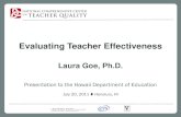 Evaluating Teacher Effectiveness · student growth (as defined in this notice). States, LEAs, or schools must include multiple measures, provided that teacher effectiveness is evaluated,