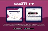 So, you’ve got your very first phone. The Own It app ... · So, you’ve got your very first phone. The Own It app will help you to make smart choices, feel more confident and get