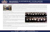 MARIST CATHOLIC COLLEGE€¦ · mindset, self-bullying, peer pressure and the dangers of drugs and alcohol. His overall message of being true to yourself rather than trying to fulfil