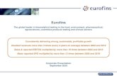 cdnmedia.eurofins.com... Eurofins The global leader in bioanalytical testing in the food, environment, pharmaceutical, agrosciences, cosmetics products testing and clinical sectors
