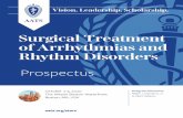Surgical Treatment of Arrhythmias and Rhythm Disorders Prosp… · Prospectus. Melissa Binette Director of Corporate and Industry Relations mbinette@aats.org P: 1 978-252-2200 X 538