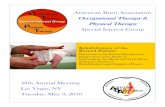 American Burn Association Occupational Therapy & Physical ... · AMERICAN BURN ASSOCIATION’S OT/PT SPECIAL INTEREST GROUP LAS VEGAS, NV TUESDAY, MAY 3, 2016 Chair: Andria N. Agraz,