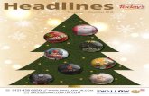 Headlines - swallow.uk.com€¦ · Headlines November - December 2018 0121 428 6850 ... 3CYAN00158 • Skinny_Wholesaler_Ad_277x200mm_v1.pdf 1 31/07/2018 13 ... DECEMBER ONLY £19.85