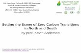 Setting the Scene of Zero Carbon Transitions in North and ...€¦ · Proceedings UNFCCC COP21 Side Event December 3 2015 Fair Low Zero Carbon & 100% RE Strategies, South & North