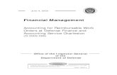 Financial Management - DTIC · Financial Officers Act of 1990,” November 15, 1990, as amended. DFAS Charleston was established on February 23, 1995, to perform disbursing and accounting