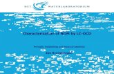 Characterization of NOM by LC- ¢â‚¬¢ GC-MS ¢â‚¬¢ MaldiTof ¢â‚¬¢ Size Exclusion Chromatography. Analysis Method