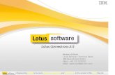 Lotus Connections 2 - admincamp.de€¦ · 3Tags: Bezeichnet die Auszeichnung eines Datenbestandes mit zusätzlichen Informationen. Ein Programmierer mit großer Erfahrung könnte