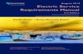 August 2018 Electric Service Requirements Manual...MIDVALE DRAPER AMERICAN FORK PLEASANT GROVE OREM SALT LAKE CITY WEST VALLEY CITY WYODAK COLSTRIP CR AIG H YDEN CHOLLA NO. 4 WASATCH