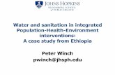 Water and sanitation in integrated Population-Health ... Center/document… · Reproductive Health components Recognition of population pressure and links to environmental degradation
