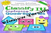 Classify It (Exclusive Trapezoids) - Laura Candler · 12 Quadrilaterals to Classify cards (pictures on one side; answers on the backs) 1 set of 5 Quadrilateral Word Cards 1 ruler
