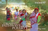 Creating Pathways out of Poverty€¦ · Pathway Out of Extreme Poverty Spark Change We provide her with capital in the form of a Spark Grant and training to build strong, sustainable