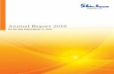 Annual Report 2018 - shinkawa.com€¦ · applications with the spread of cloud computing, IoT and AI. ... and FO-WLP (Fan-out Wafer Level Package). Progress The development of equipment