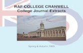 RAF COLLEGE CRANWELL College Journal Extractsoldcranwellians.info/ewExternalFiles/J_1923.pdf · as grass mats, dates, bananas, salt, monkey nuts, straw hats, tobacco and the like.