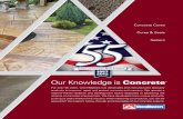 Our Knowledge is Concrete - Clayton Co · Siliconized Acrylic Cure & Seal Specially formulated to cure, seal and dustproof high end decorative exposed aggregate and stamped concrete.