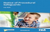 Notice of Procedural Safeguards - dlsec. ... notice containing a full explanation of the procedural