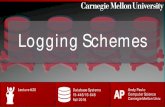 CMU 15-445/645 Database Systems (Fall 2018) :: Logging SHADOW PAGING Organize the database pages in