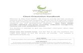 Client Orientation Handbook - View Point Health...Client Orientation Handbook Welcome to View Point Health! We strive to provide the best service to everyone with a Total Care Perspective.