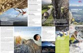 REGIONAL CLIMBING GUIDE - Weebly · More than 600 sports climbing routes, 6 ﬁ xed-cable routes, 17 sports climbing areas, 2 family climbing areas and 8 ice climbing routes are outlined