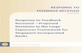 RESPONSE TO FEEDBACK RECEIVED/media/MAS/News and Publications... · response to feedback received – proposed revisions to the large exposures framework for singapore-incorporated