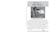 What is a Hot Bed · 1 basket 1 basket1 basket 1. Heat from the dung helps seeds to germinate plastic sun heat thin mulch soil + compost soil straw fresh dung straw 50cm deep 2. The