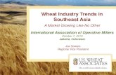 Wheat Industry Trends in Southeast AsiaNoodles 20% 550 Cookies & Crackers 20% 550 Pasta 4% 100 Others 6% 160 *bakery products detail % of bakery segment Pan de Sal and derivatives