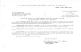 003 - courts.state.wy.us...003 Disciplinary Code for tile) Wyoming State Bar) JUDY PACHECO, CLERK cz-Q-i by DEPUTY ORDER ADOPTING REVISED DISCIPLINARY CODE FOR THE WYOMING STATE BAR
