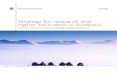 Strategy for research and higher education in Svalbard · strategy pertains to land-based activities as well as activities in territorial waters when research projects there are linked