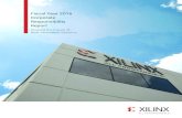 Fiscal Year 2016 Corporate Responsibility Report · 2020. 9. 7. · Corporate Responsibility Report 2016 4 Stakeholder Engagement Xilinx engages with a wide range of stakeholders