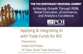 Applying & Integrating AI with Trade Funds for ROI...2019/10/09  · Source: KantarConsulting: Transformation Humanized: A Five Step ‘Quest for Best’ Today’s data it’s fast