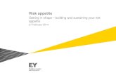 Risk appetite - Financial Services Thought Gallery · Clear link between risk appetite and risk limits Supports ease of understanding across the organisation Risk Culture is the attitudes